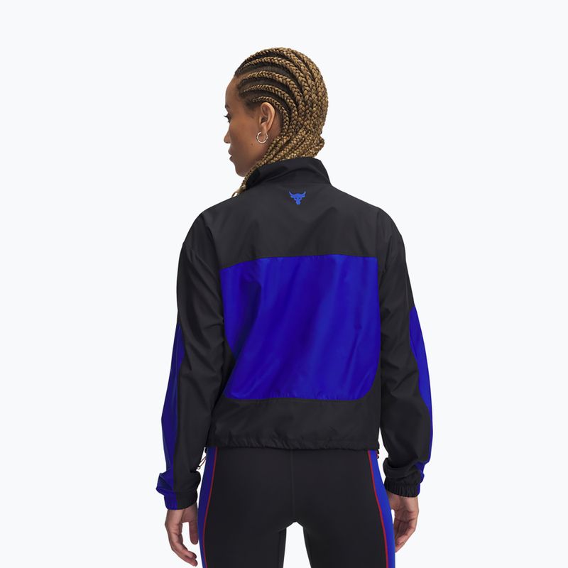 Дамски суитшърт Under Armour Project Rock Woven Top black 3