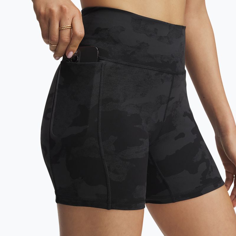 Under Armour Project Rock middy black / black дамски шорти за тренировка 4