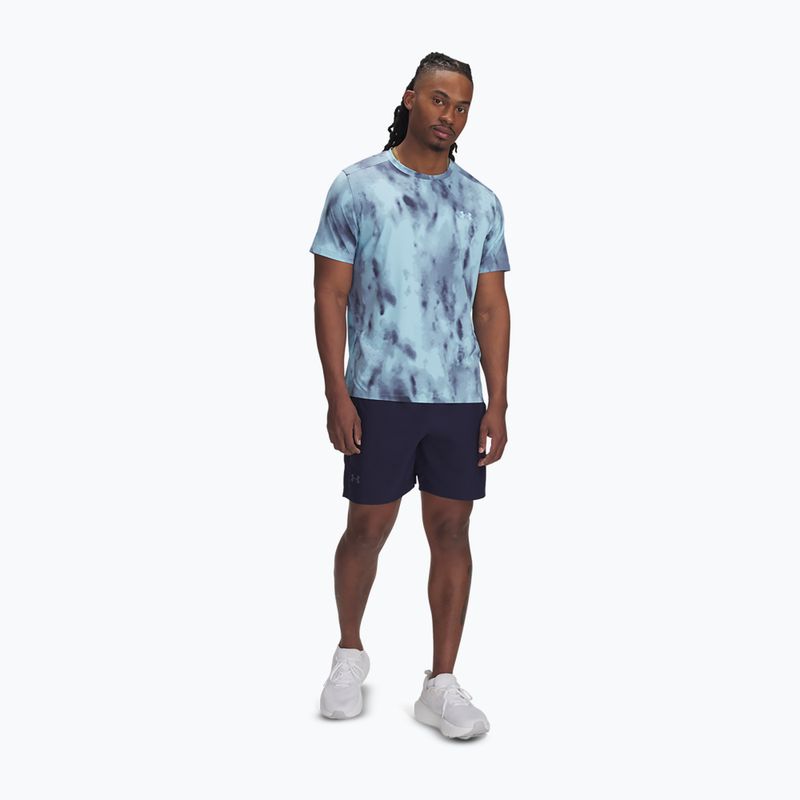 Мъжка тениска за бягане Under Armour Launch Elite Print stream/reflective 2