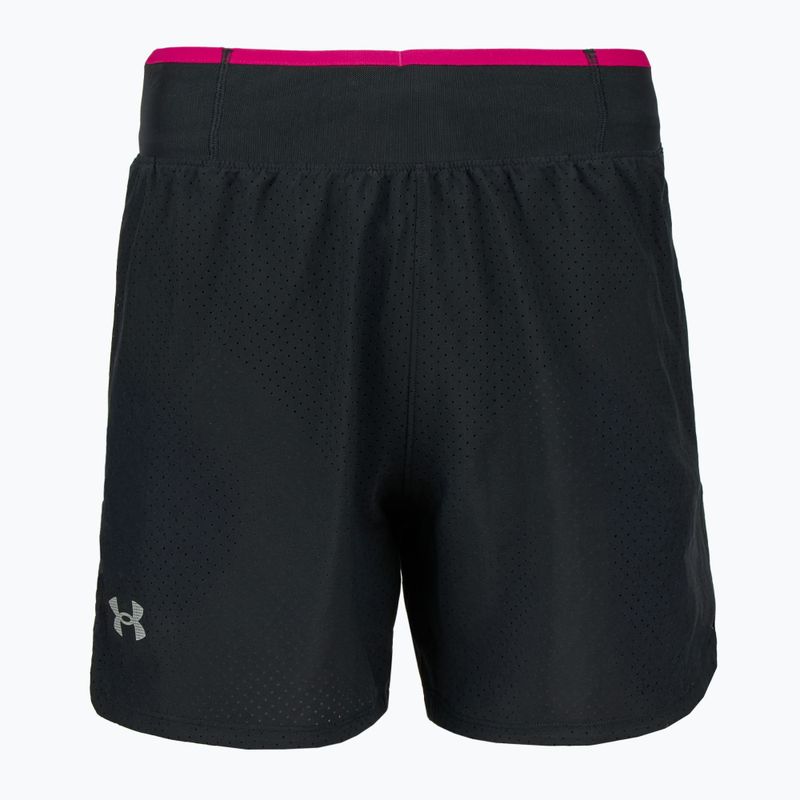 Мъжки къси панталони за бягане Under Armour Trail Run Launch black / reflective 4