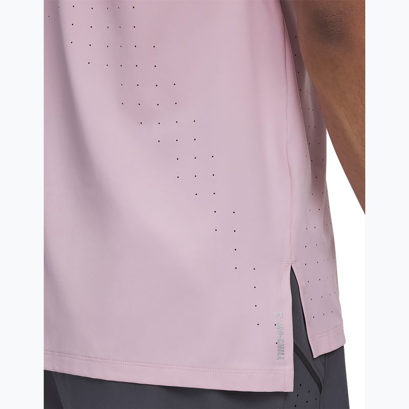 Мъжка тениска за бягане Under Armour Launch Elite prime pink/reflective 3