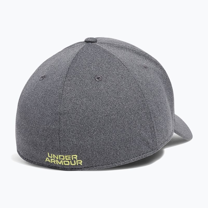 Мъжка бейзболна шапка Under Armour Blitzing castlerock/sonic yellow 2