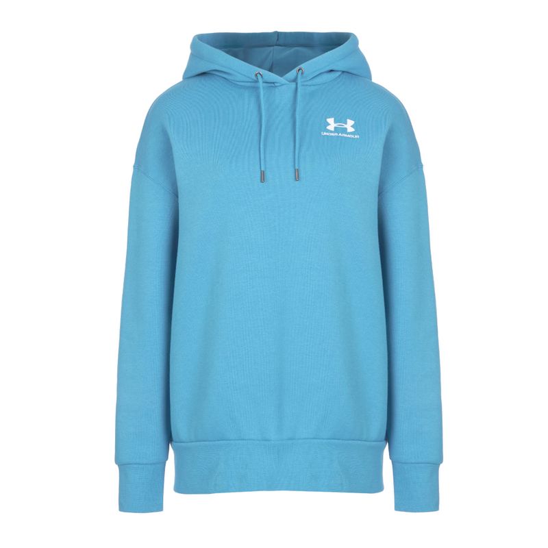 Under Armour Icon Fleece Hoodie ether blue/white - дамски 3