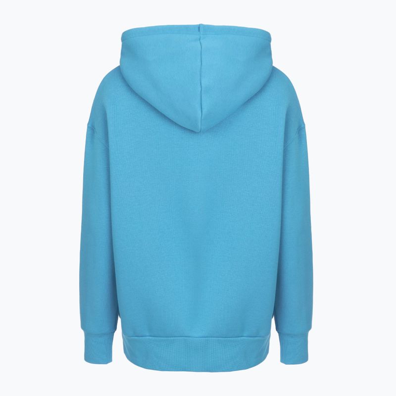 Under Armour Icon Fleece Hoodie ether blue/white - дамски 4
