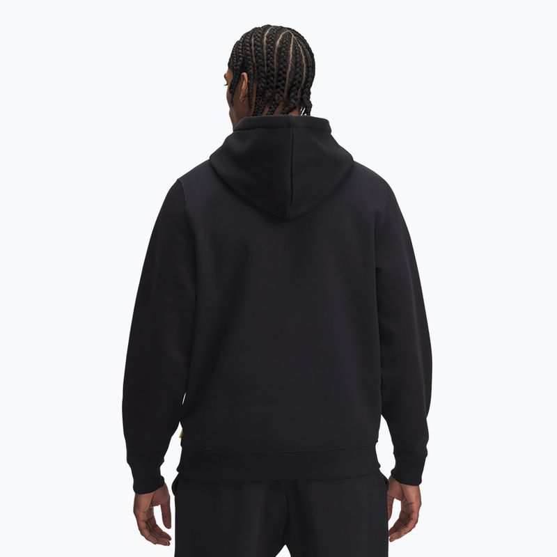 Мъжки потник Under Armour Curry Splash Hoodie black / white clay 2