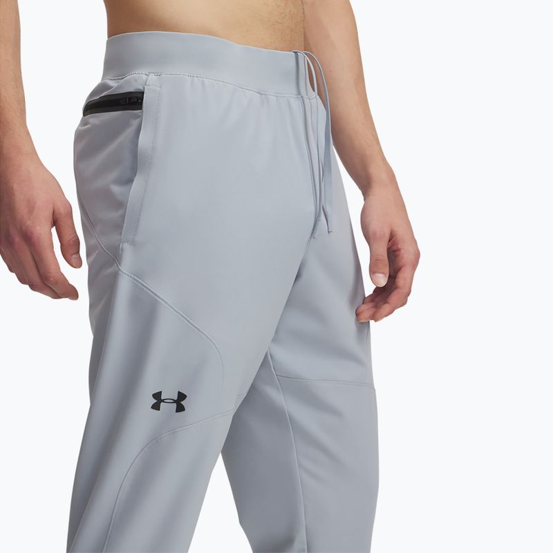 Мъжки панталони за тренировка Under Armour Unstoppable Tapered harbor синьо/черно 4