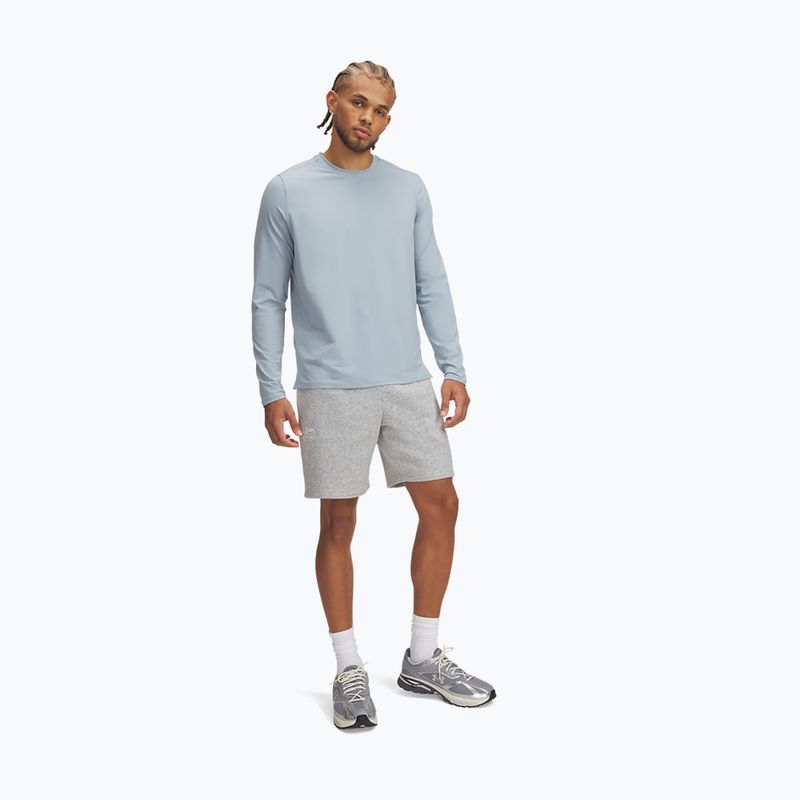 Мъжки шорти Under Armour Icon Fleece Mod grey light heather/white 2