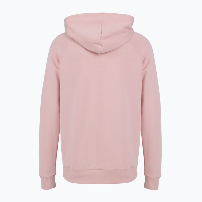 Мъжки суитшърт Under Armour Rival Fleece Hoodie prime pink/white 4