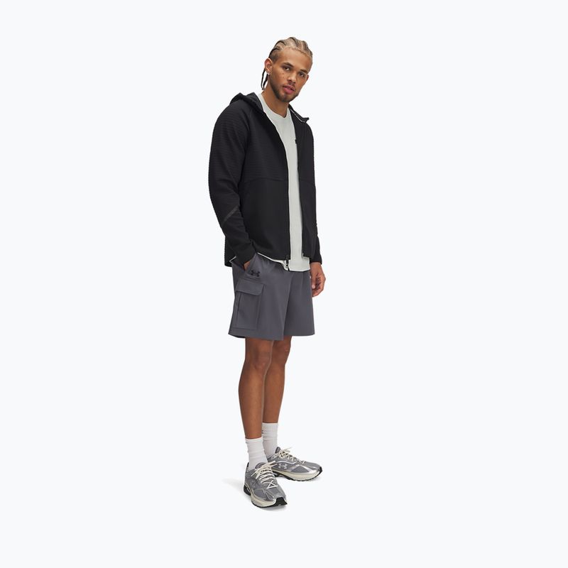 Мъжки шорти за тренировка Under Armour Vibe Woven Cargo castlerock/черни 2