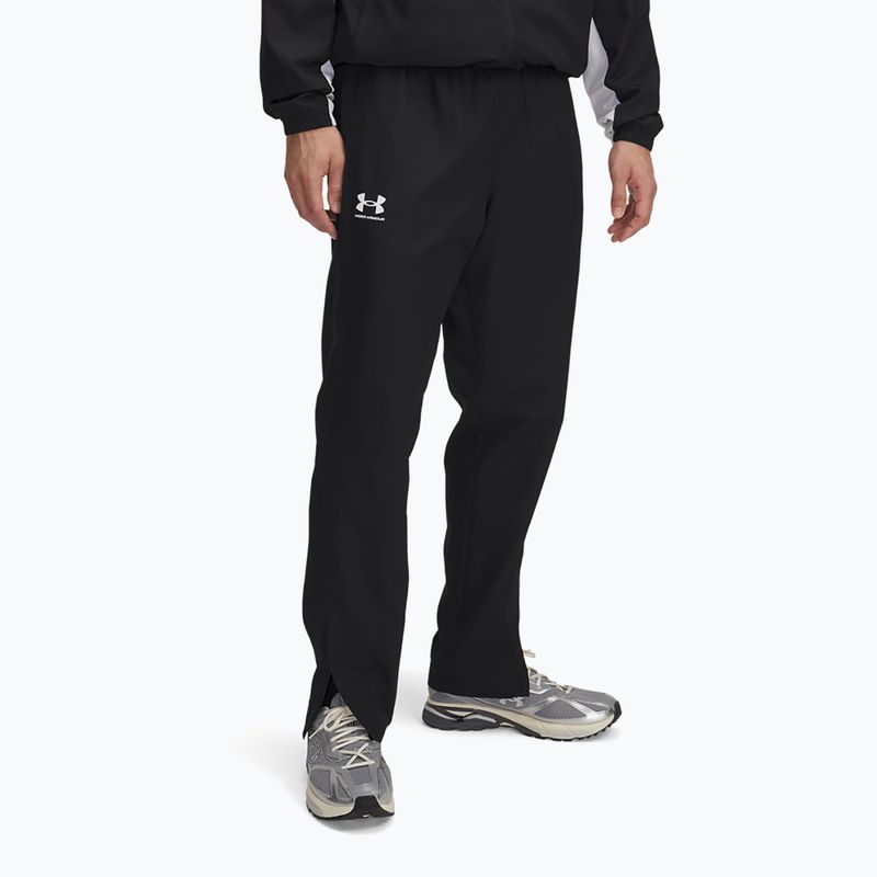Мъжки спортен панталон Under Armour Rival Woven Windbreaker Pant black/black/white