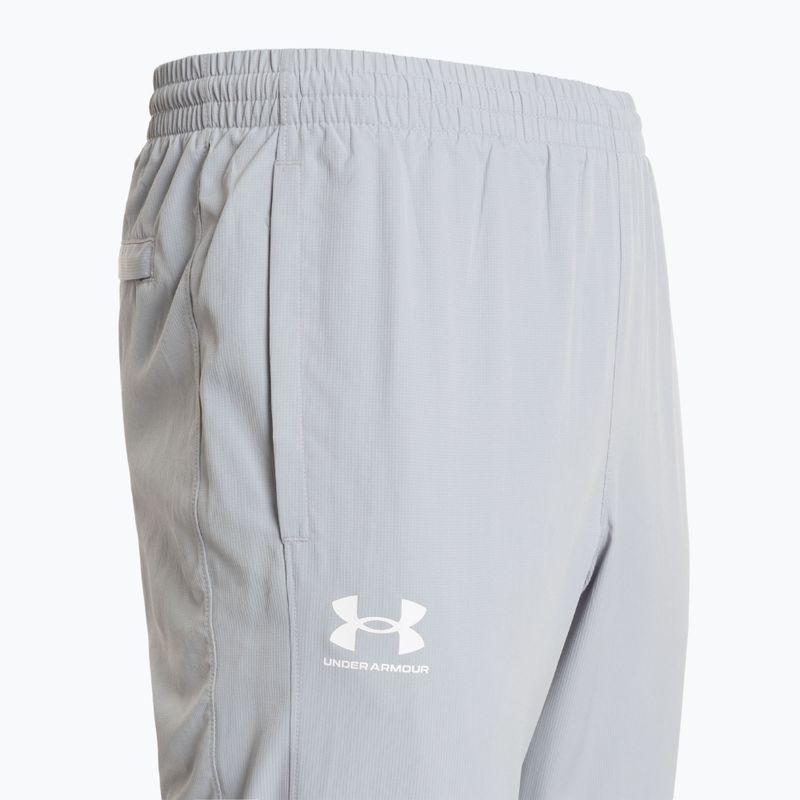 Мъжки панталон Under Armour Rival Woven Windbreaker Pant mod gray/mod gray/white 3