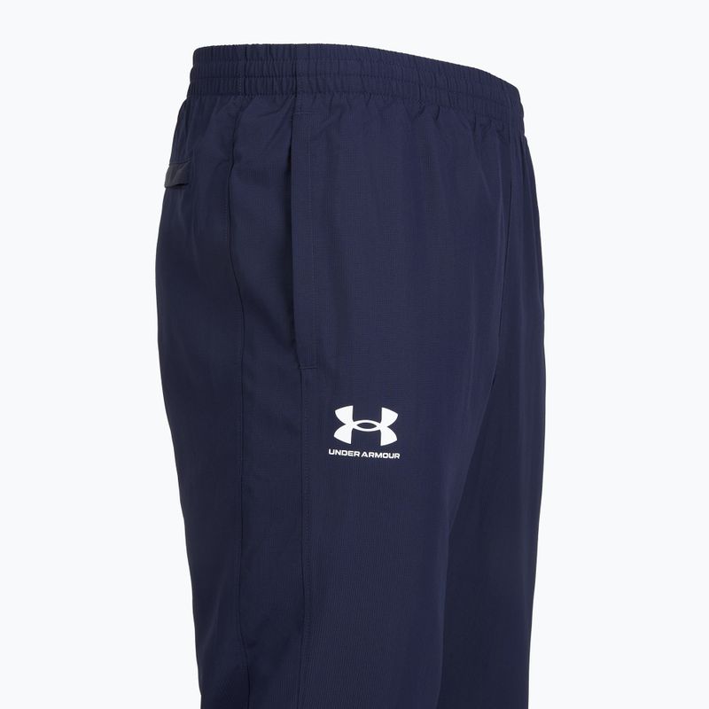 Мъжки панталони Under Armour Rival Woven Windbreaker Pant midnight navy/midnight navy/white 6