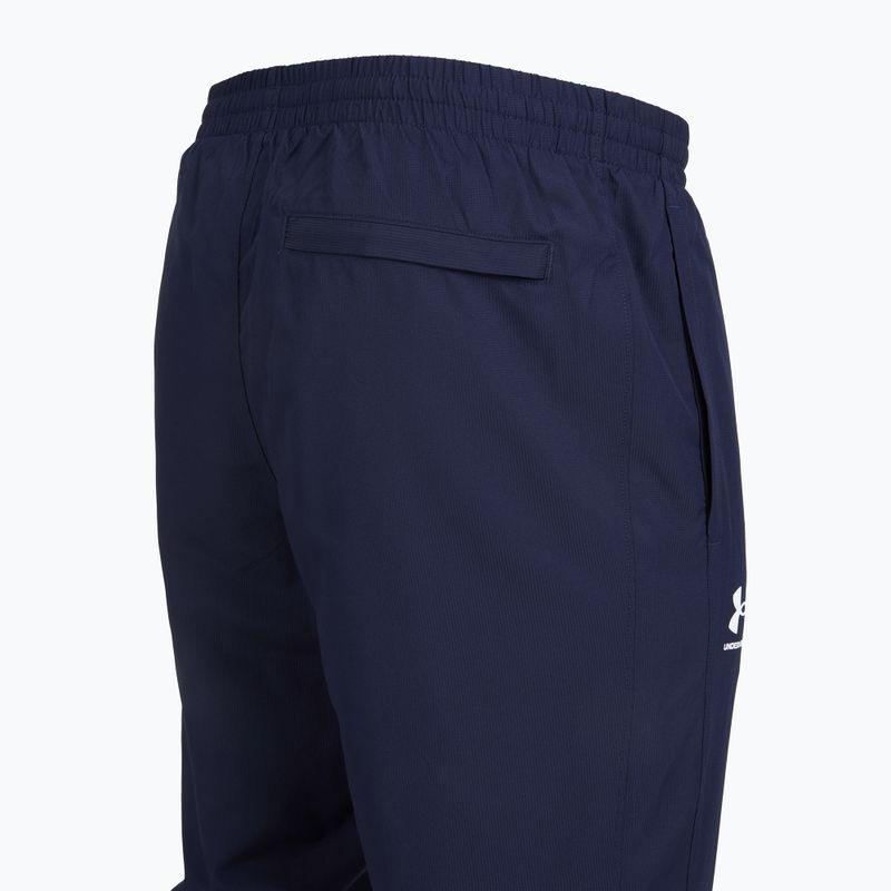 Мъжки панталони Under Armour Rival Woven Windbreaker Pant midnight navy/midnight navy/white 7
