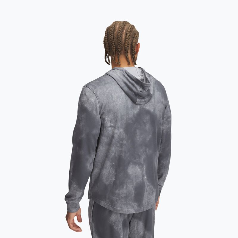 Мъжки суитшърт Under Armour Rival Terry Printed castlerock/onyx white 2