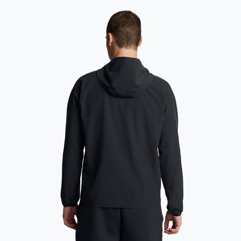 Тренировъчно яке Under Armour Vibe Woven черно/бяло 2