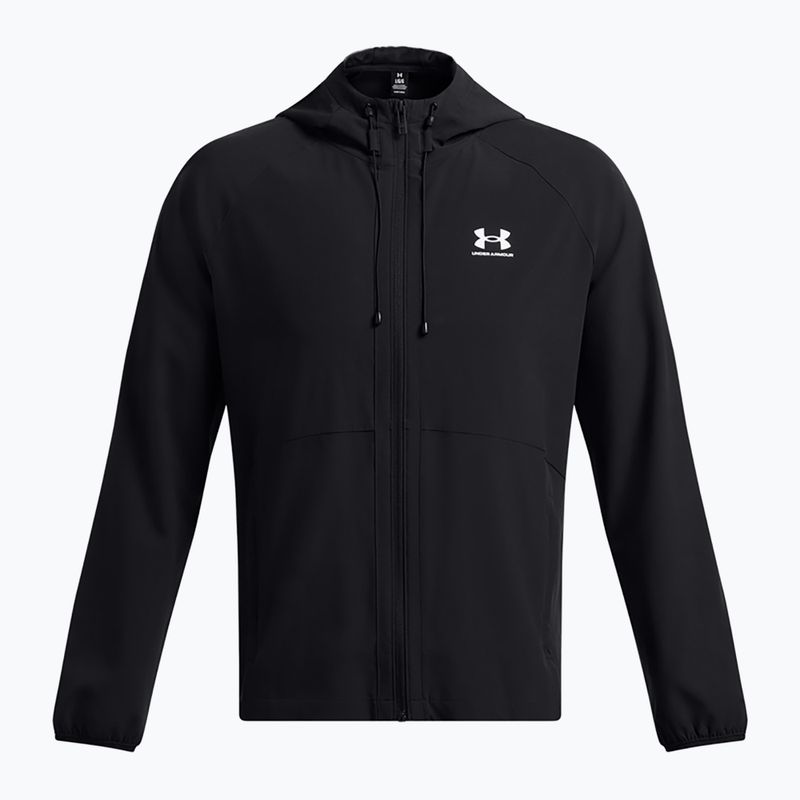 Тренировъчно яке Under Armour Vibe Woven черно/бяло 3