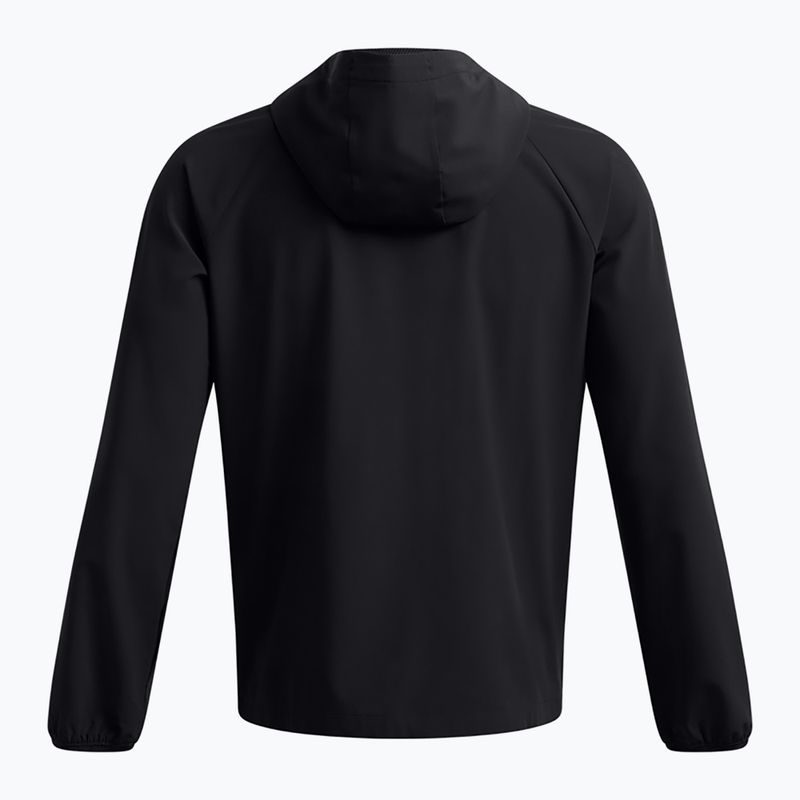 Тренировъчно яке Under Armour Vibe Woven черно/бяло 4
