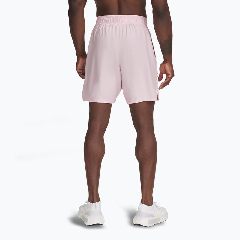 Мъжки шорти за тренировка Under Armour Woven Wordmark prime pink/black 3
