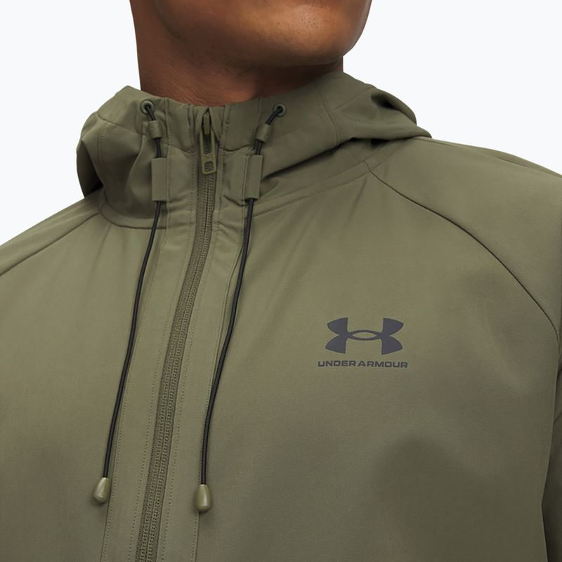 Тренировъчно яке Under Armour Vibe Woven marine от зелено/черно 3