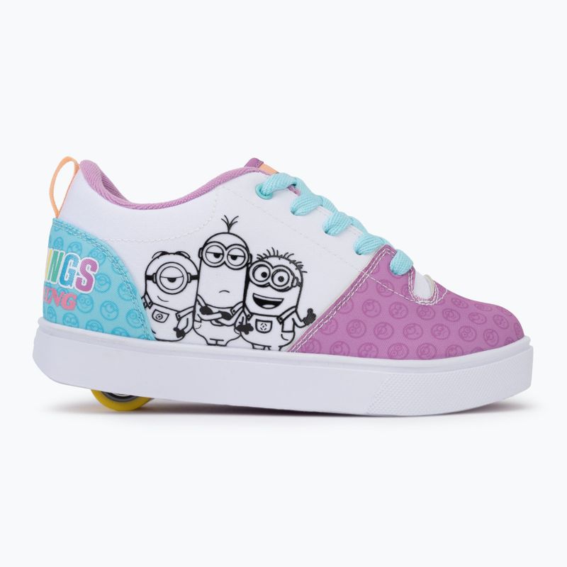 Детски обувки Heelys Minions Ezzential в бяло/лилаво/небесносиньо 2