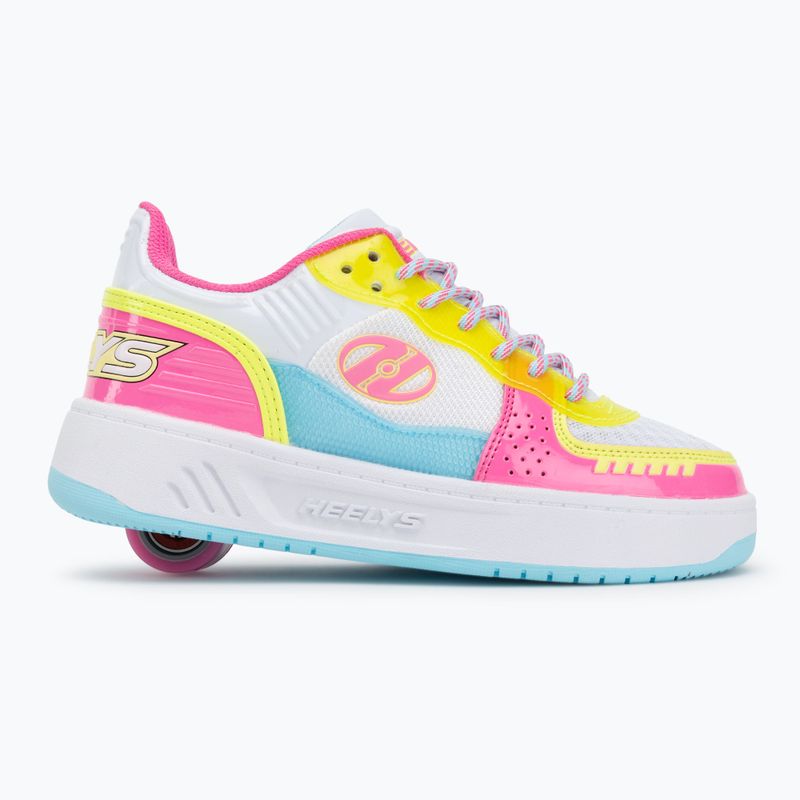 Детски обувки Heelys Rezerve FN бяло/неоново розово/аква/неоново жълто 2
