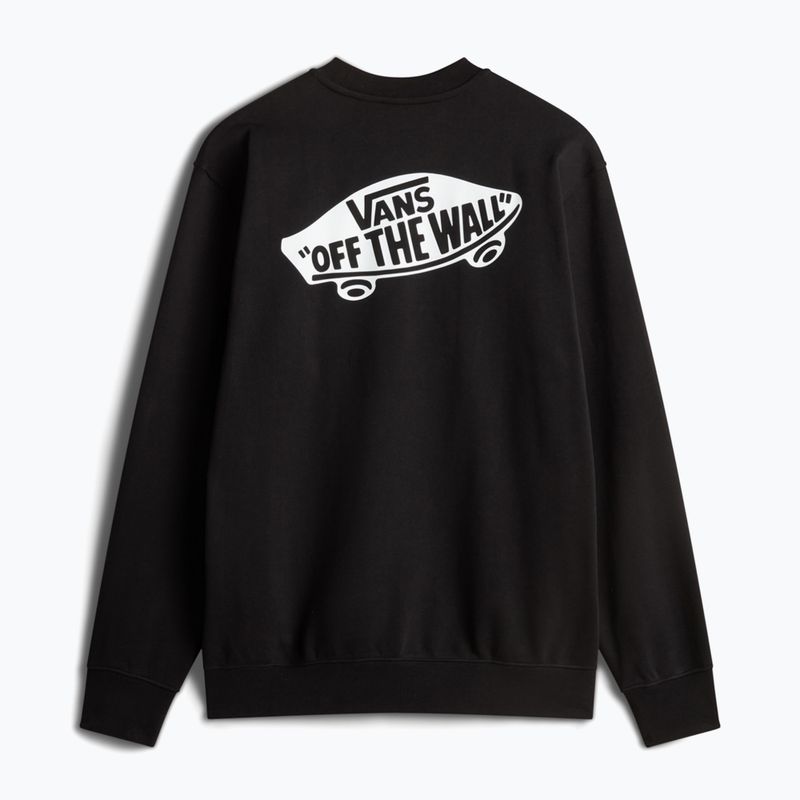 Мъжки суитшърт Vans Style 76 II Loose Ft Crew черен/бял 2