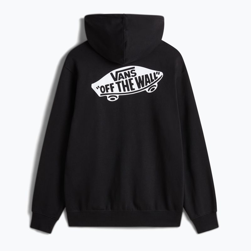 Мъжки суитшърт Vans Style 76 II Loose Ft Full Zip Po черен/бял 2