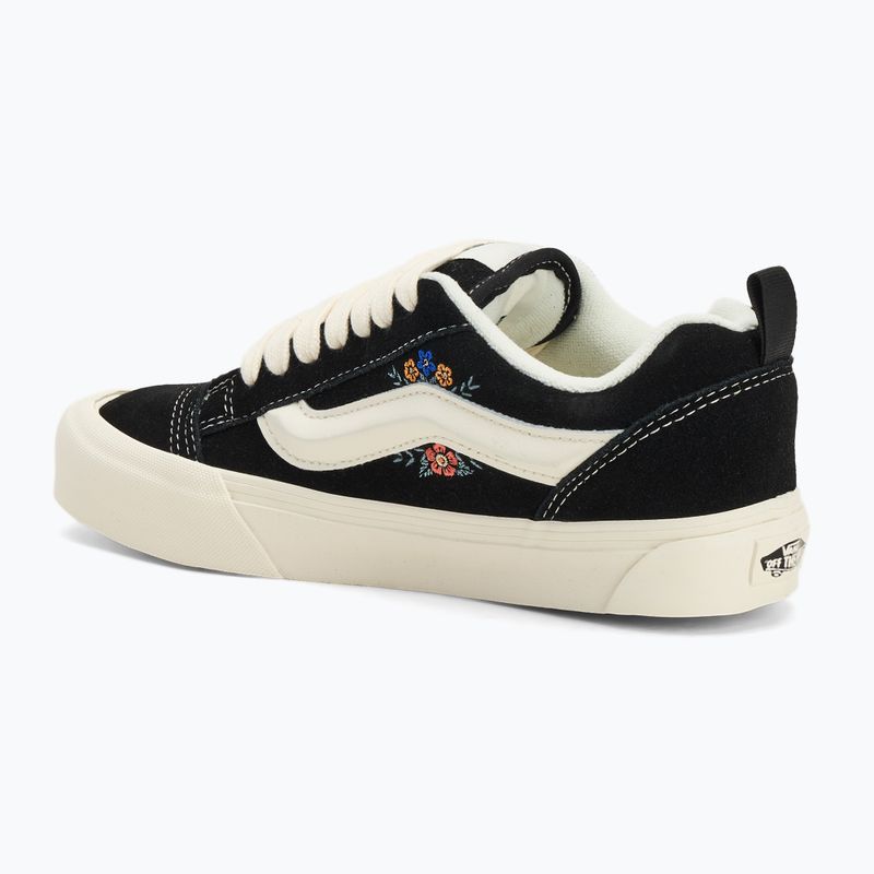 Vans Knu Skool черни флорални обувки 3