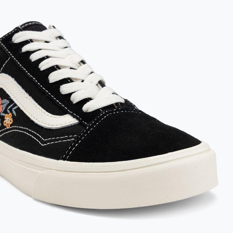 Vans Old Skool черни флорални обувки 7