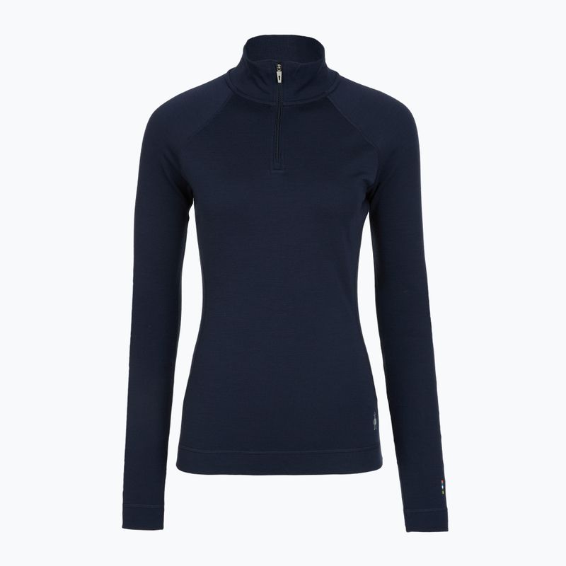 Дамски термоактивен суитшърт Smartwool Classic Thermal Merino Base Layer 1/4 Zip Boxed deep navy