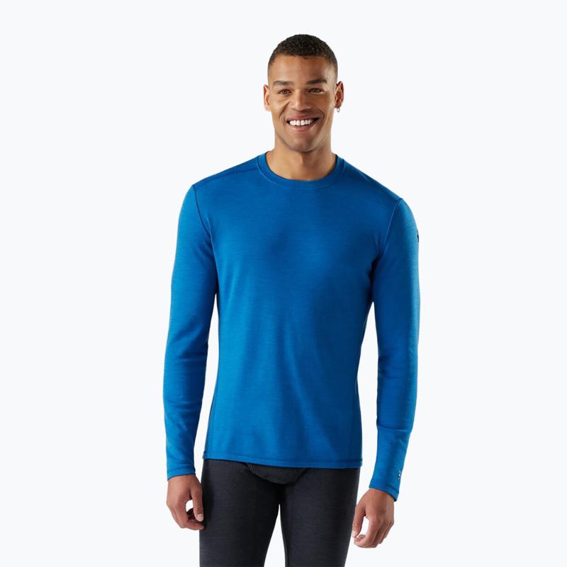 Мъжка термоактивна блуза Smartwool Merino 250 Baselayer Crew Boxed nival blue