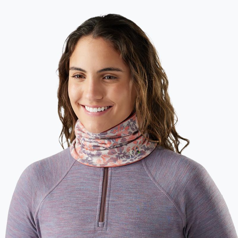 Шал комин Smartwool Thermal Merino Rebersible coral reef floral 3
