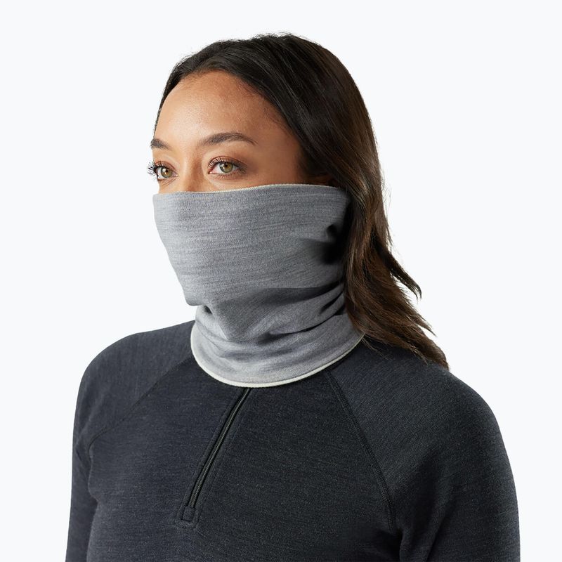 Комин Smartwool Thermal Merino Rebersible светлосив цвят с промяна на нюанса 3