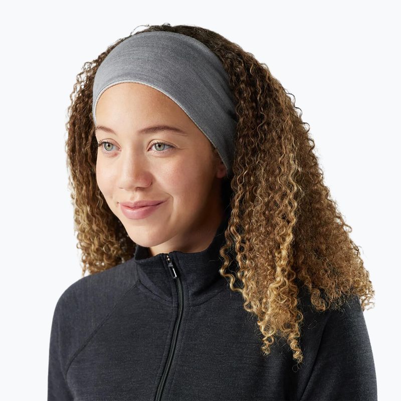 Лента за глава Smartwool Thermal Merino Reversible Headband light grey colour shift 2