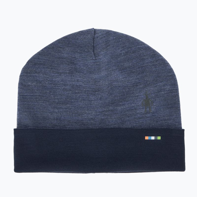 Зимна шапка Smartwool Merino Reversible Cuffed nightfall blue/deep navy
