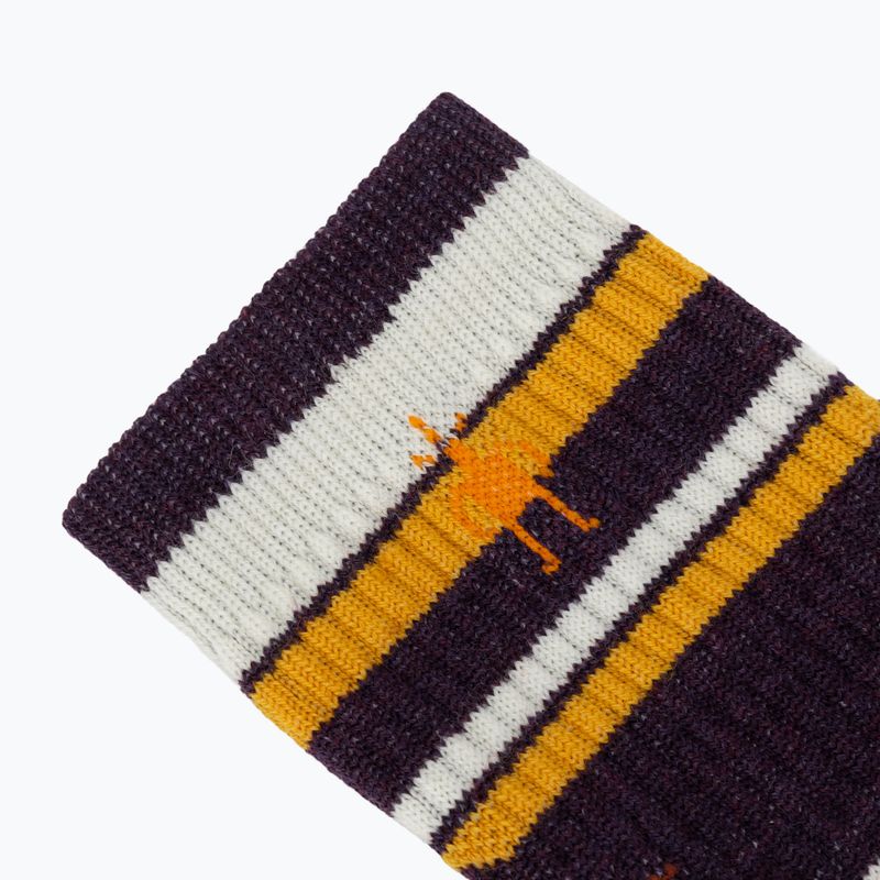 Дамски чорапи Smartwool Hike Light Cushion New Pattern Crew prple ris 5