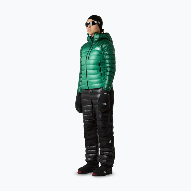 Дамско пухено яке The North Face Summit Breithorn Hoodie nebula green/evergreen 2