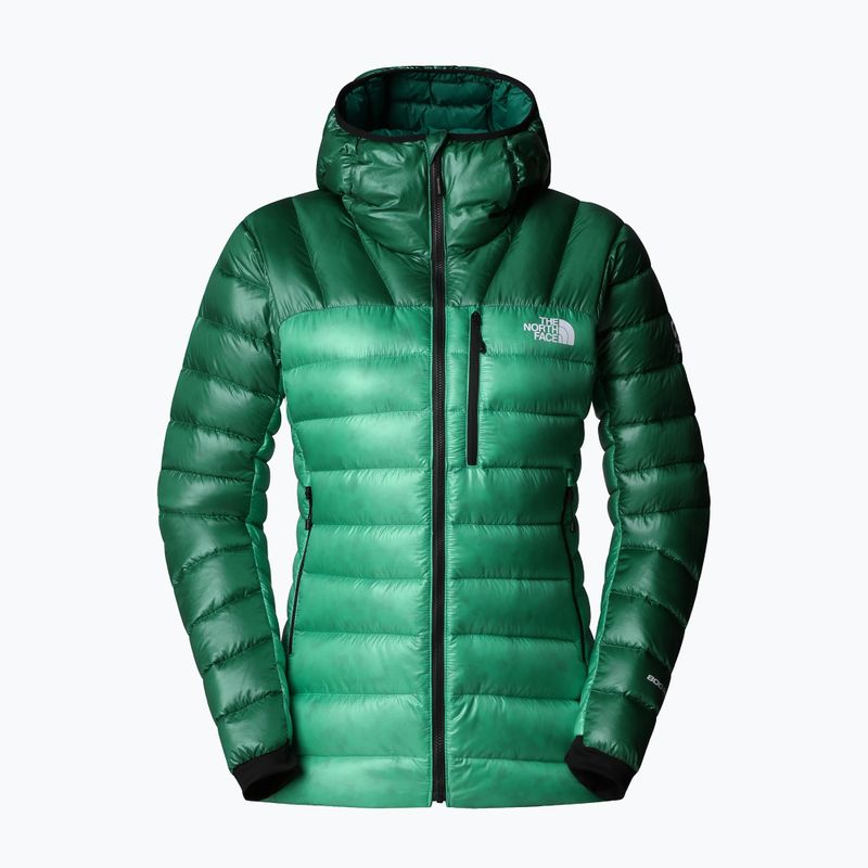 Дамско пухено яке The North Face Summit Breithorn Hoodie nebula green/evergreen 5