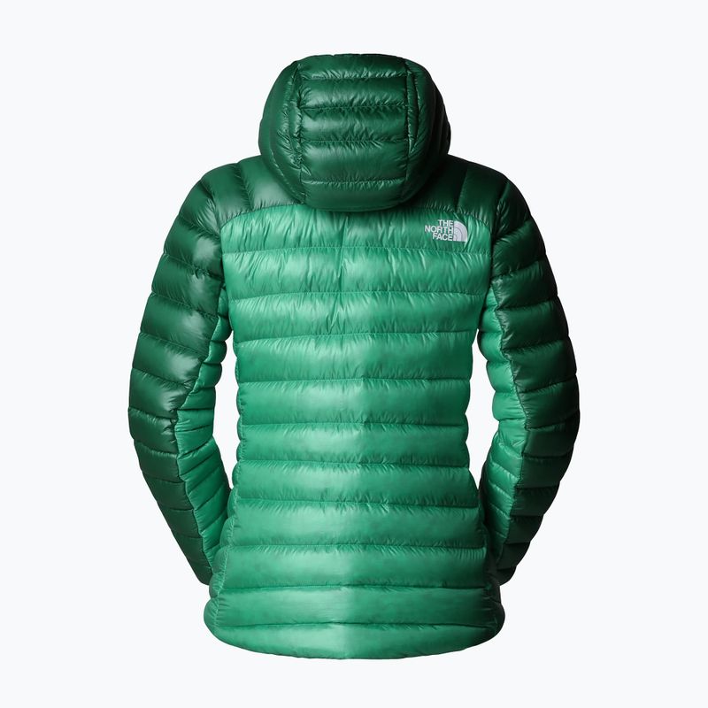 Дамско пухено яке The North Face Summit Breithorn Hoodie nebula green/evergreen 6