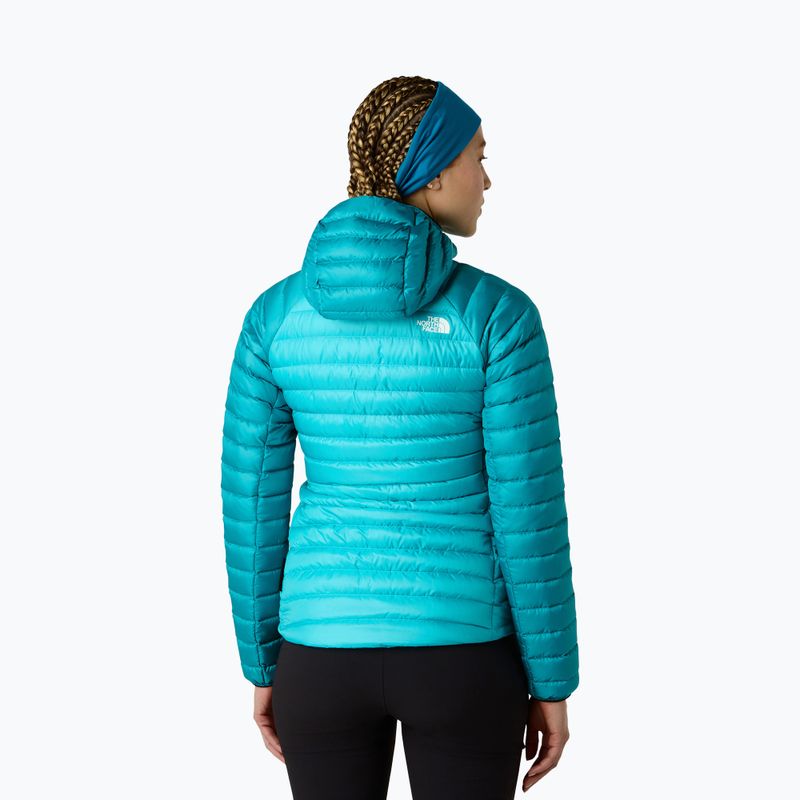 Дамско пухено яке The North Face Bettaforca Light Down Hooded galactic blue/deep teal 3