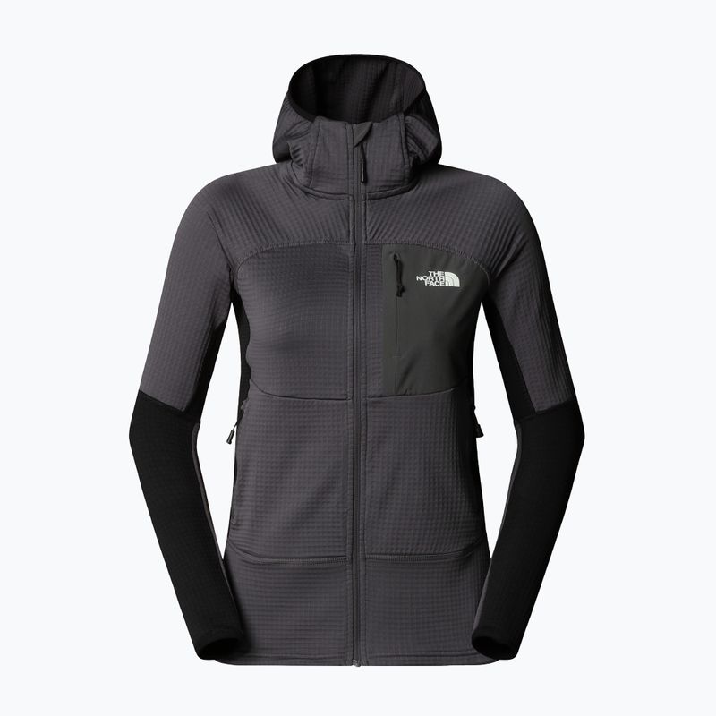 Дамски суитшърт The North Face Polartec Powergrid Stormgap Hoodie anthracite grey/bla 5