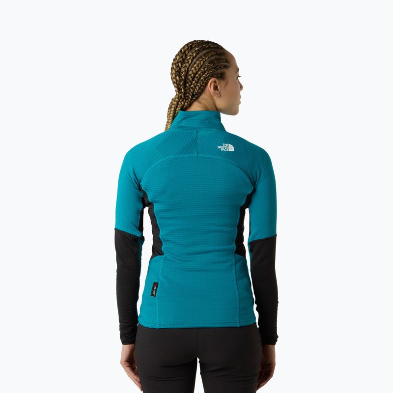 Дамски суитшърт The North Face Polartec Powergrid Stormgap антрацитено сив/tnf черен 3