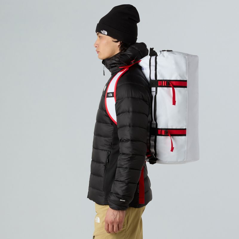 Пътна чанта The North Face Base Camp Duffel S 50 л бяла/черна/червено elevation 6