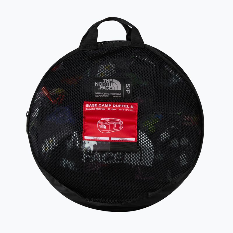 Пътна чанта The North Face Base Camp Duffel S 50 л черен алпийски флорален 2