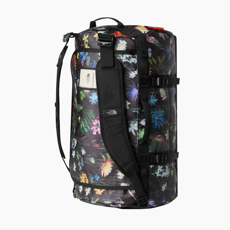 Пътна чанта The North Face Base Camp Duffel S 50 л черен алпийски флорален 3