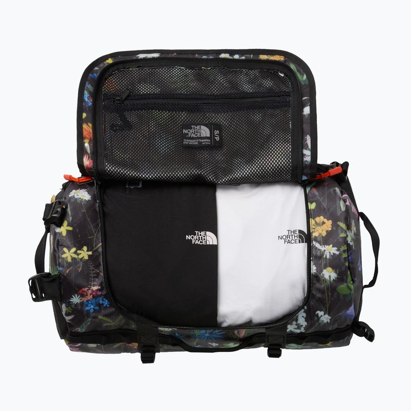 Пътна чанта The North Face Base Camp Duffel S 50 л черен алпийски флорален 5