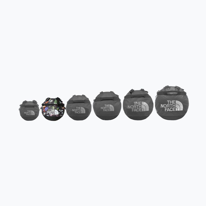 Пътна чанта The North Face Base Camp Duffel S 50 l black alpine floral 6