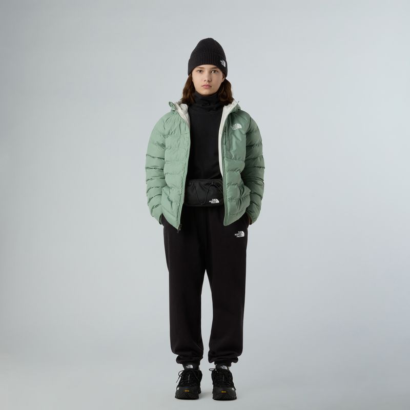 Детско пухено яке The North Face Reversible Perrito Hooded slate moss 2