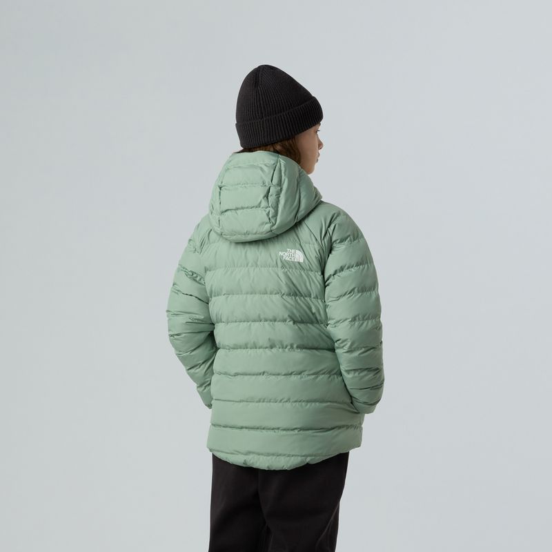 Детско пухено яке The North Face Reversible Perrito Hooded slate moss 3