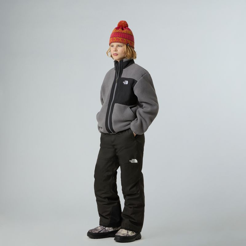 Детски суитшърт от полар The North Face Yumiori Full Zip smoked pearl/black 2